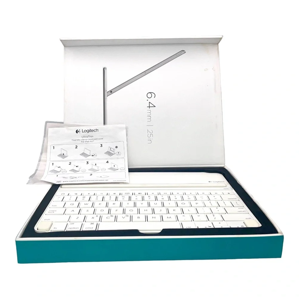 Logitech Magnetic Ultrathin Bluetooth Keyboard Cover Case for iPad Air 1st Gen